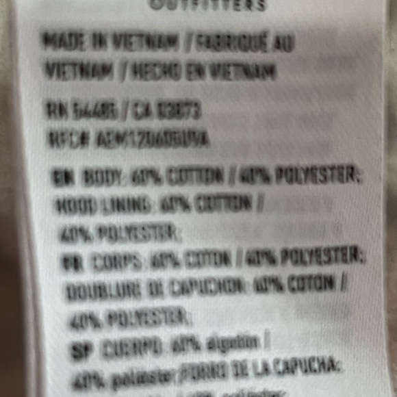 American Eagle Cheetah Print Long Hoodie Size Medium - Picture 4 of 7